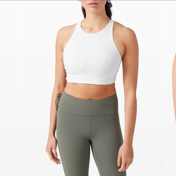lululemon athletica Tops - 🌷50% OFF🌷 Lululemon Energy High Neck Ribbed Sports Bra